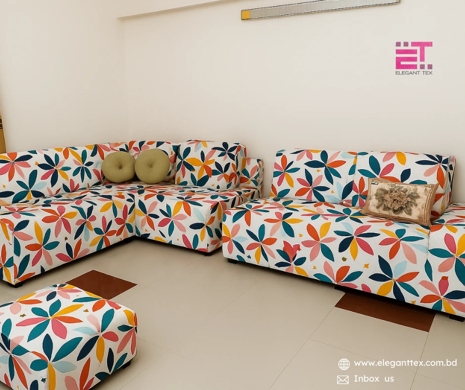 Flower Pint Sofa Cover