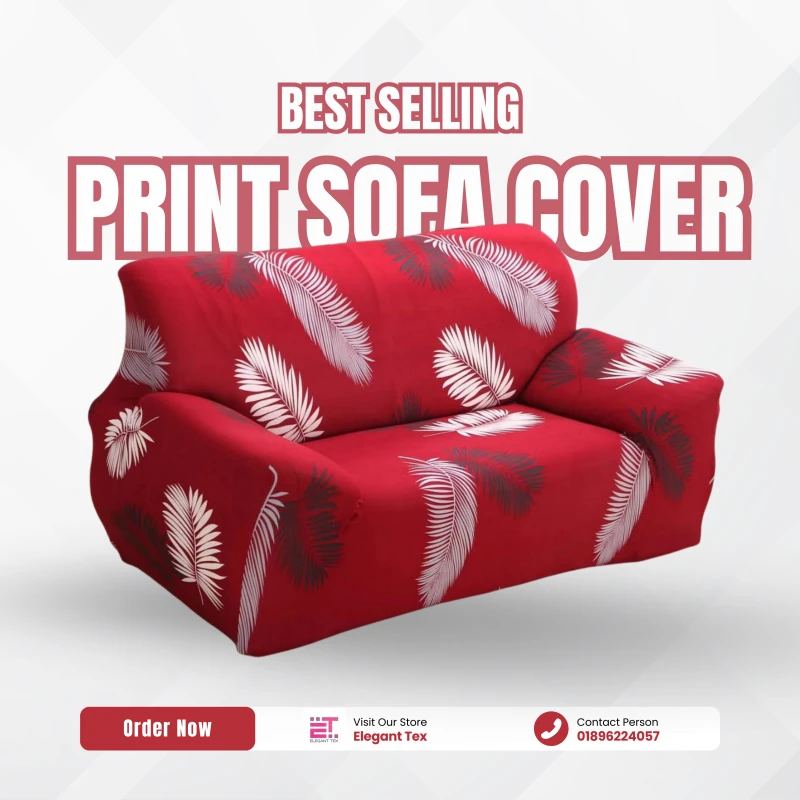 Print Sofa Cover | Jesmin Flower
