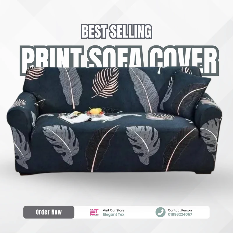 Print Sofa Cover | Jesmin Flower