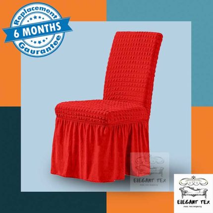 Single Chair Cover Red Color