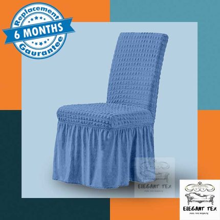 Single Chair Cover Sky Blue Color