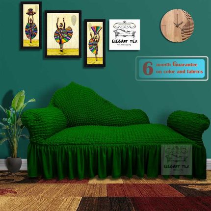 Green Color Divan Cover
