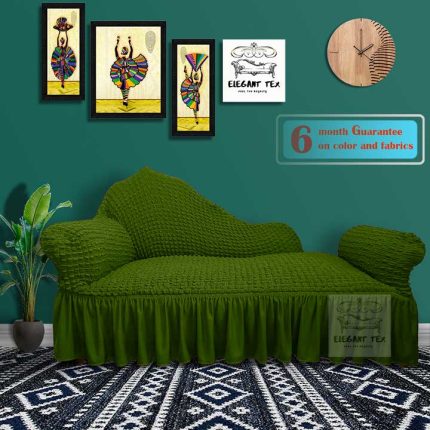 Olive Color Divan Cover