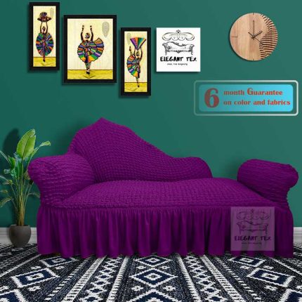 Violet Color Divan Cover