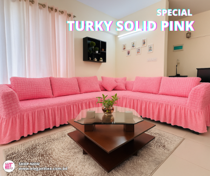 Pink sofacover
