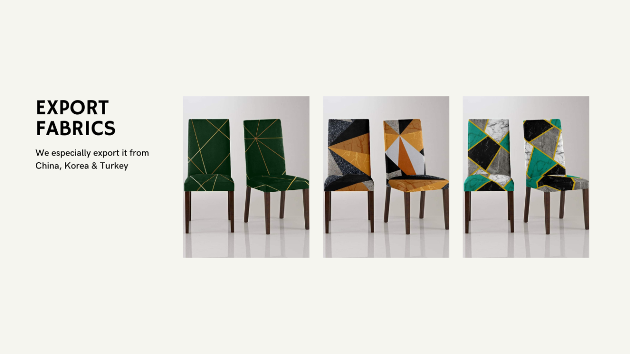 Elegant Exported Fabrics Chair Cover