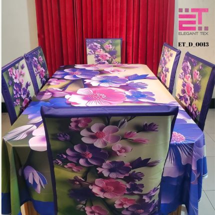 3D Print Dining Table & Chair Cover | 6 piece Chair & 1 Piece Dining Table Cover | ET_D_0013