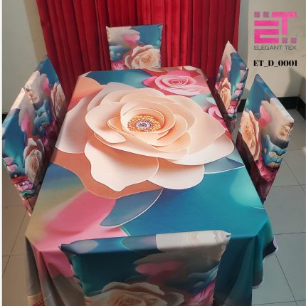 3D Print Dining Table & Chair Cover | 6 piece Chair & 1 Piece Dining Table Cover | ET_D_0001