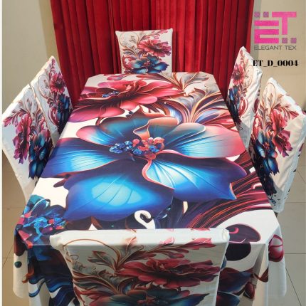 3D Print Dining Table & Chair Cover | 6 piece Chair & 1 Piece Dining Table Cover | ET_D_0004