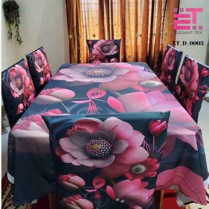 3D Print Dining Table & Chair Cover | 6 piece Chair & 1 Piece Dining Table Cover | ET_D_0003