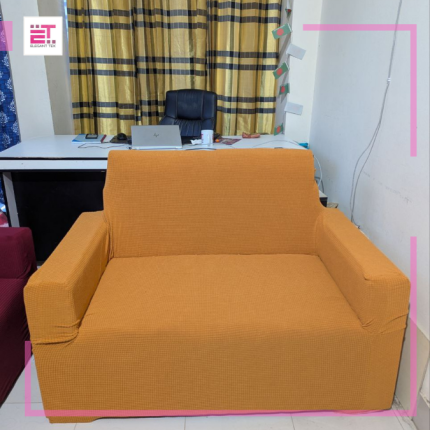 Special Honeycomb Sofa Cover 2+2+1 Set Golden Colour | HC 004