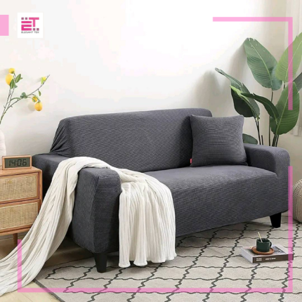 Special Honeycomb Sofa Cover 2+2+1 / 3+1+1 Set Ash Colour | HC 005