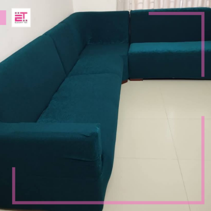 Special Honeycomb Sofa Cover 2+2+1 / 3+1+1 Set Coffee Colour | HC 007